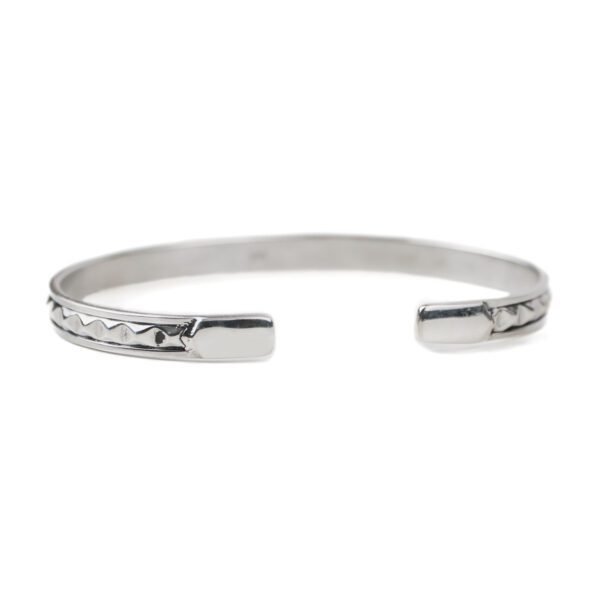 Spike Sterling Silver Cuff Bangle