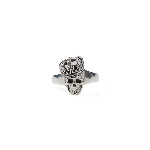 Skull King Silver Ring