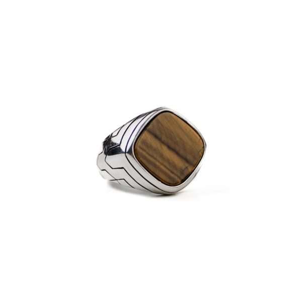 Tiger's Eye Silver Ring