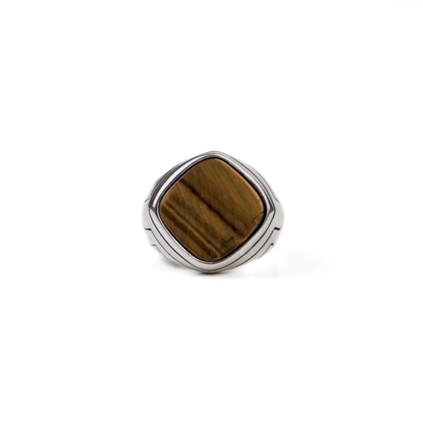 Tiger's Eye Silver Ring