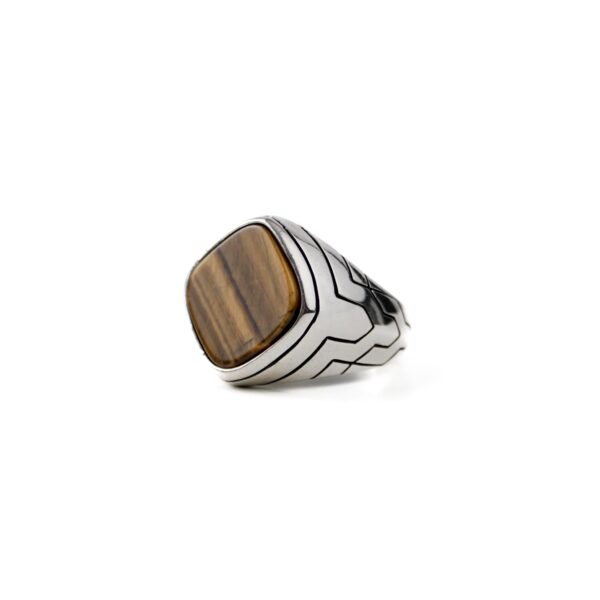 Tiger's Eye Silver Ring