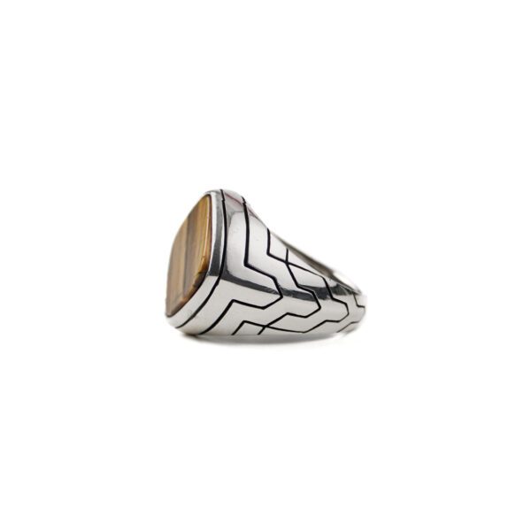 Tiger's Eye Silver Ring