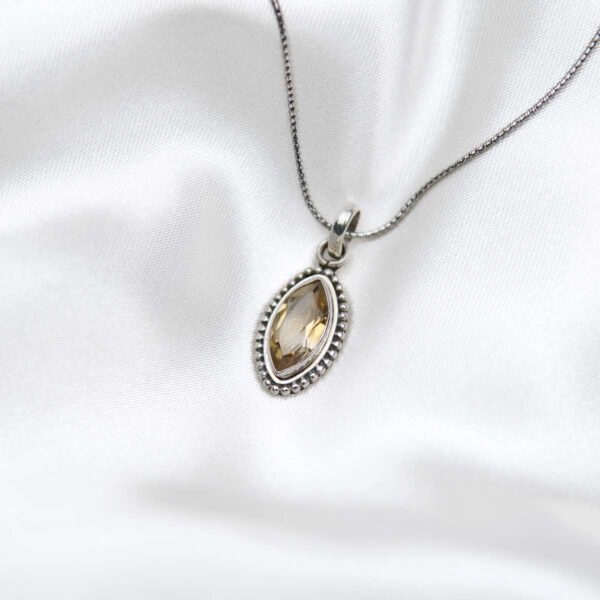 Citrine Silver Pendant - Image 4