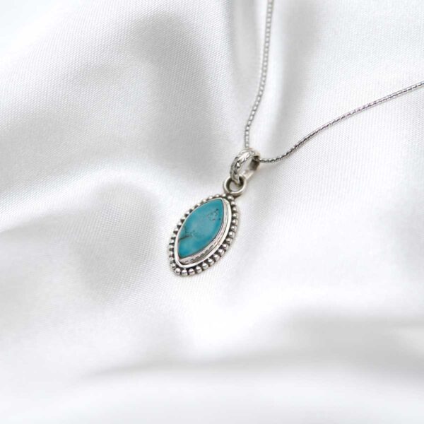 Turquoise Silver Pendant