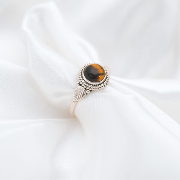 Tiger's Eye Silver Ring