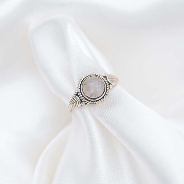 Moonstone Silver Ring