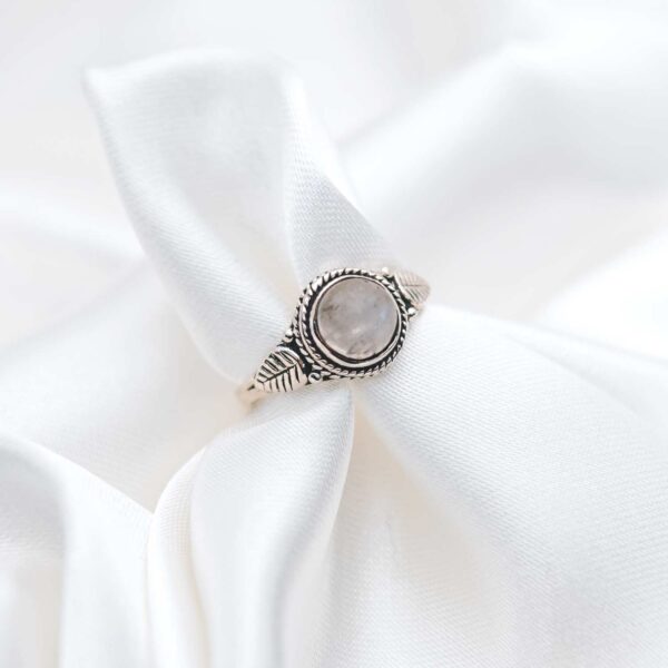 Moonstone Silver Ring - Image 3