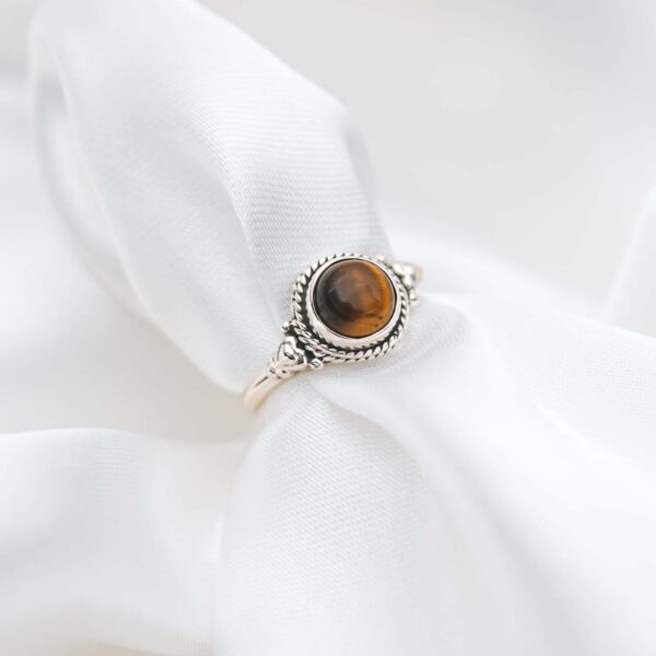 Tiger's Eye Silver Ring