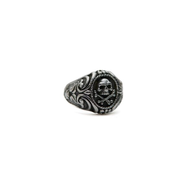 Skull Men's 925 Sterling Silver Ring