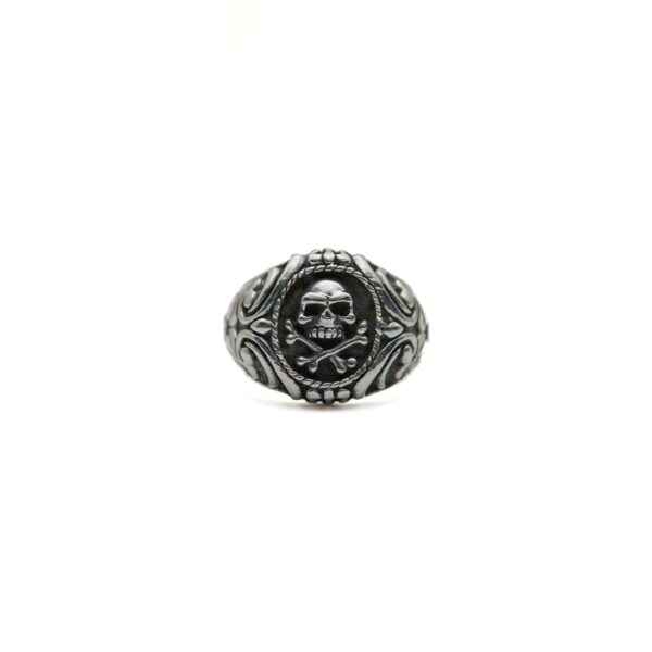 Skull Men's 925 Sterling Silver Ring