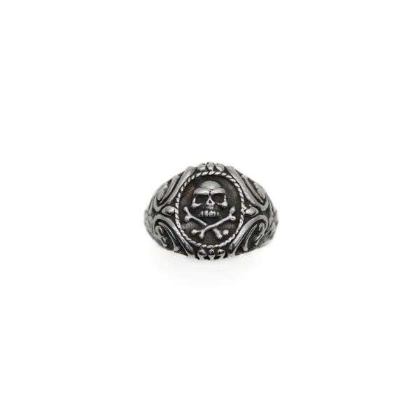 Skull Men's 925 Sterling Silver Ring