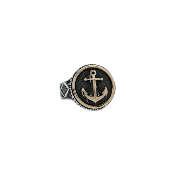 Mariner Anchor Sailor 925 Men's Sterling Silver Ring