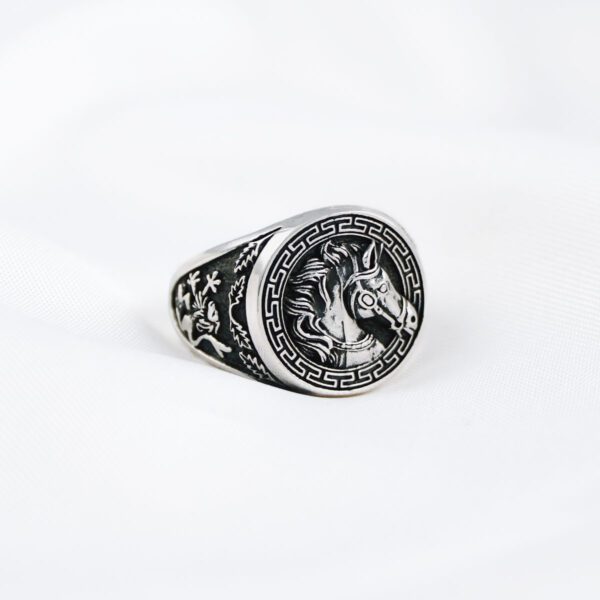 Horse Head Sterling Silver Ring