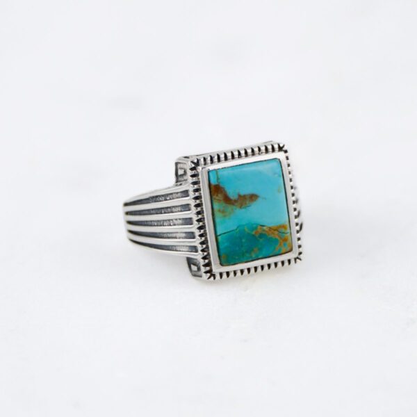 Turquoise Stone Silver Ring