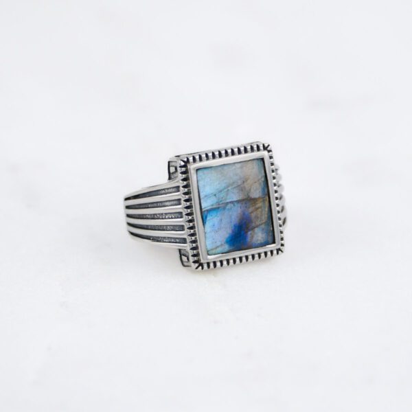 Labradorite Silver Ring - Image 2