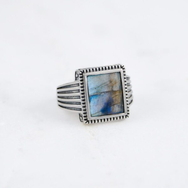 Labradorite Silver Ring