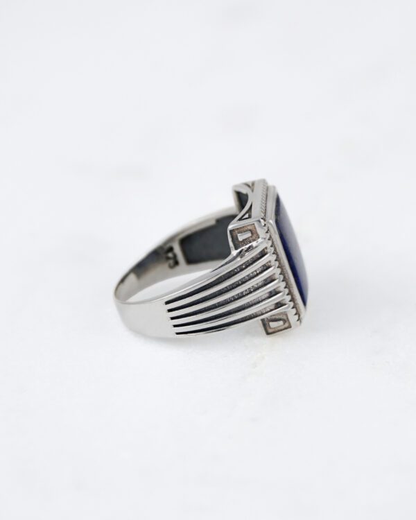 Lapis Lazuli Silver Ring - Image 3