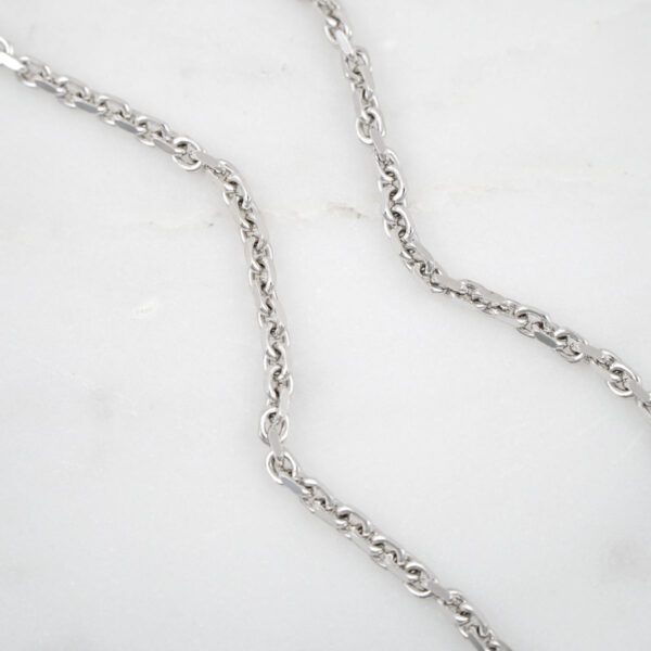 Anchor Sterling Silver Chain - 55.5cm - Image 4