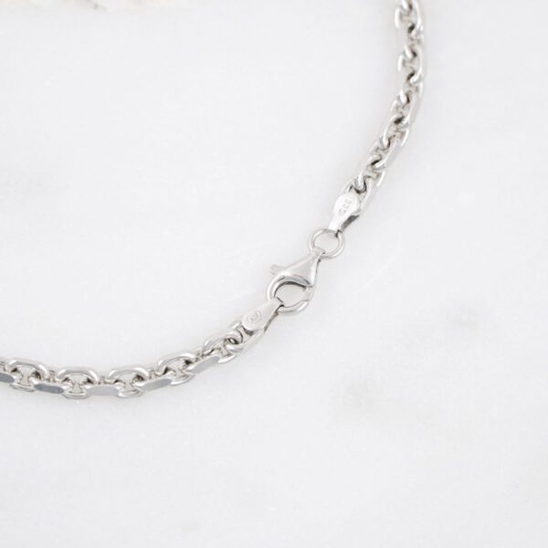 Anchor Sterling Silver Chain - 55.5cm - Image 3