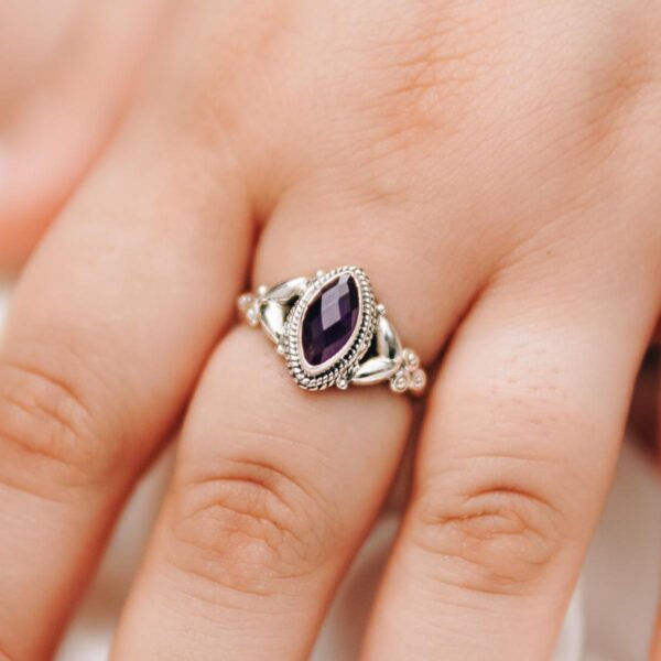 Amethyst Sterling Silver Ring