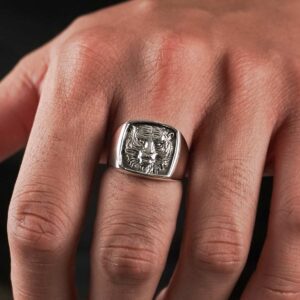 Lion Head 925 Sterling Silver Ring