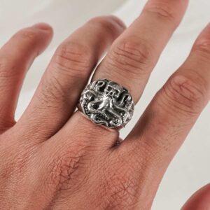 Octopus 925 Sterling Silver Ring