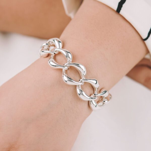 Hollow Women's Bracelet 925 Silver